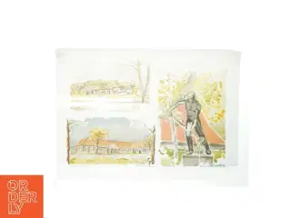 Plakat med tre motiver (str. 62x45 cm)