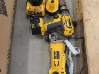 3 stk. Akku-værktøj DEWALT