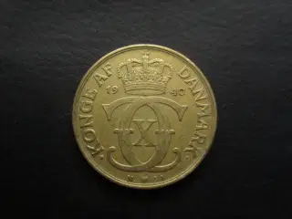2 kr 1940 pænt detaljeret eksemplar