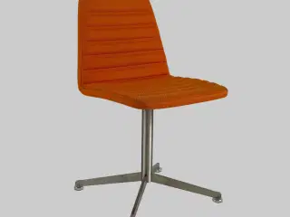 Paustian Spinal Chair 44 Stol – Orange/Aluminium Stel