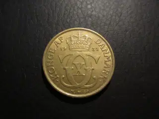 1 kr 1931 rest af møntskær