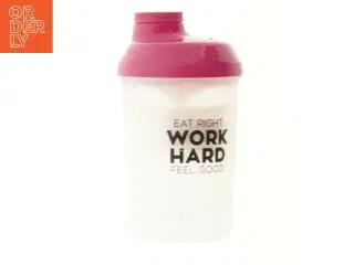 Shaker flaske med skruelåg fra Bodylab (str. Ø 9,5 cm længde 15,5 cm)
