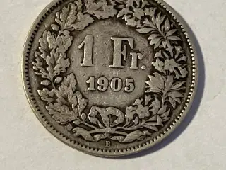 1 Franc Switzerland 1905