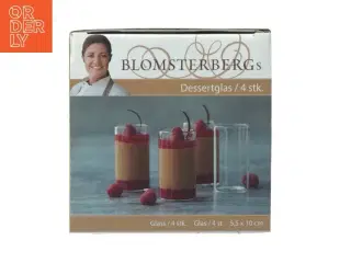 Blomsterbergs dessertglas sæt fra Blomsterberg (str. 5,5x10 cm)