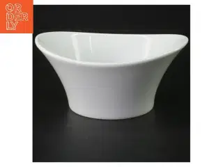 Hvid porcelænsskål (str. Ø 16 cm)