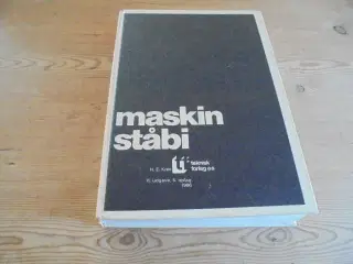 Maskin ståbi – 6. udgave 1986  Pæn stand