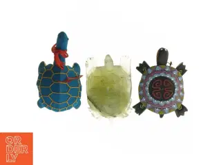 Dekorative skildpaddefigurer (str. 10 cm)