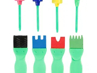 Mosgummi Pensler, L: 11-13 cm, B: 30-45 mm, 24stk./ 1 pk.
