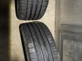 2 stk sommerdæk 215/40-18 conti