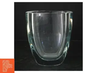 Klassisk blå glasvase (str. 16 cm)