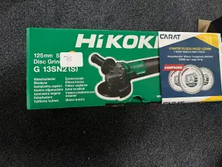 HIKOKI Vinkelsliber inkl 3 fliseklinger