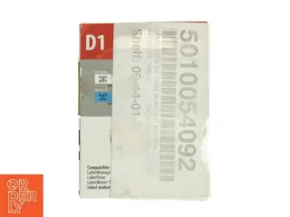 DYMO D1 Label Cassette fra Dymo (str. 9 mm x 7 m)
