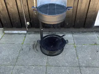Støbejerns grill med indstilling højfe