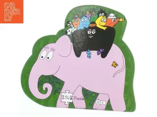 Barbapapa Børnepuslespil i formet æske fra Barbo Toys (str. 27,5x26 cm)