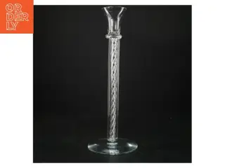 Glas lysestage (str. 31,5 cm)