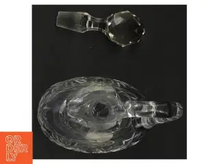 Karaffel Krystal karaffel med glas prop (str. 15 x 9 cm)