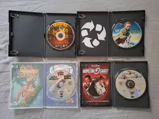 15 forskellige DVD'er