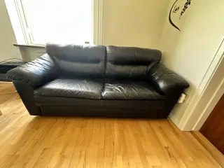Lædersofa gratis til afhentning 