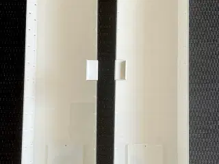 Hvide metal vitrine/vægskab/toiletskab