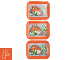 Vintage blikbakker med julemotiv (str. 20,5x16,5 cm)