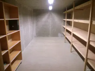 Tørt og varmt kælderrum