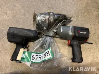 Luftnøgler blandet lot, 3 styk.