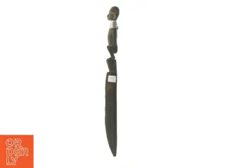 Brevkniv med afrikansk kvinde (str. 26. x 2 cm)