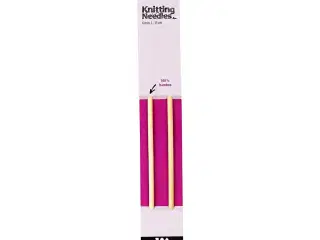Strikkepinde, L: 35 cm, str. 6 mm, 1 par