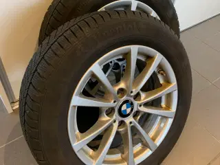 BMW alufælge med vinterdæk