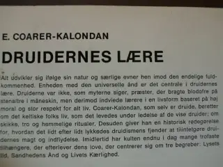 druidernes lære - eller occidentens lys, Af e. coa