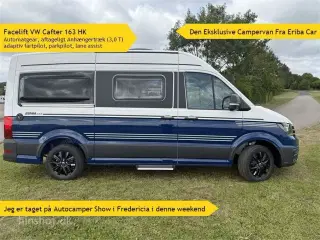 2025 - Eriba Car 600 Deep Ocean Blue Aut Eksklusiv Campervan med automatgear og træk fra Hinshøj Caravan.