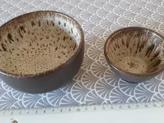 2 små runde skåle