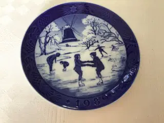 Royal Copenhagen juleplatte 1989