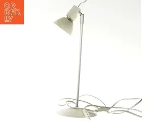 Bordlampe med hvid skærm (str. 41,5 cm)