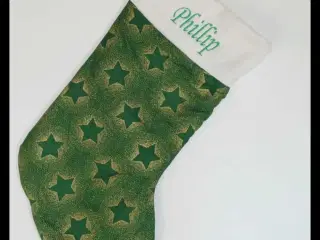 Julesok med valgfrit navn