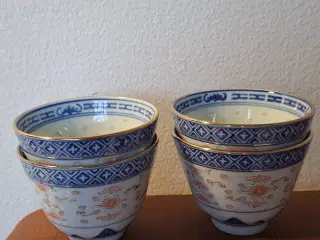 Små kinesiske porcelæns skåle 