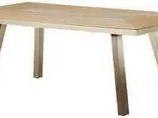Cadiz havebord - teak look 200x100 cm