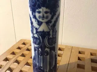 Retro Bjørn Wiinblad Vase m/ blå motiv