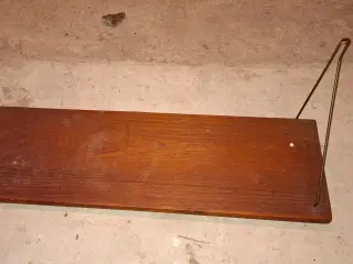 Teak hylde til væg
