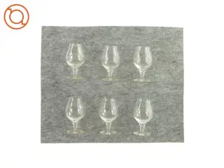 håndlavet Cognac glas 6 styk