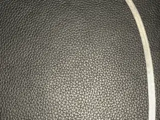 Lang Herringbone 925 sølvhalskæde 