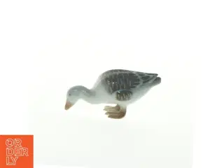 Porcelænsfigur af gås fra B&G (str. 9 cm)