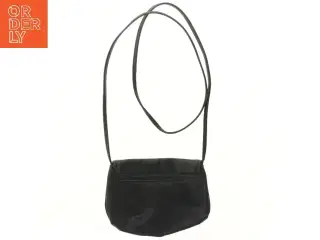 Sort skuldertaske med sommerfugl fra Even & Odd (str. 20x15 cm)