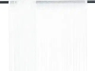 Trådgardiner 2 stk. 140 x 250 cm hvid