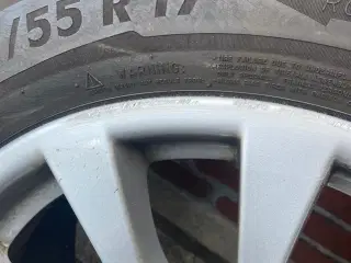 Originale BMW F10 Alu vinterhjul med TPMS ventiler
