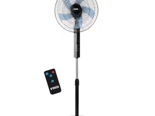 Stativventilator 40 cm med fjernbetjening – N'OVEEN F455, sort
