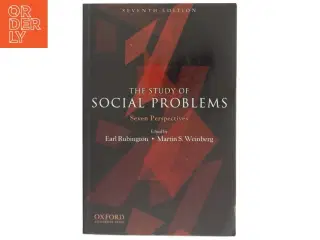 The Study of Social Problems Seven Perspectives af Earl Rubington (Bog)