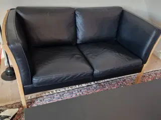 Lædersofa 2 Pers.