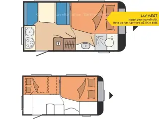 2014 - Hobby De Luxe Easy 400 SFE   Pæn og velholdt campingvogn