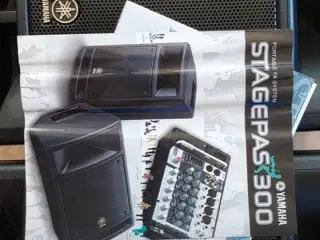 Yamaha Stagepas 300 Bærbart PA-system med mixer og